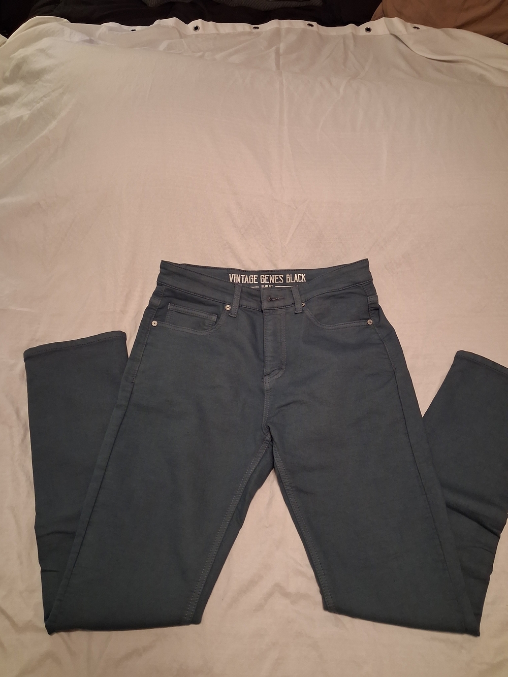Mens Dusty Blue Pants